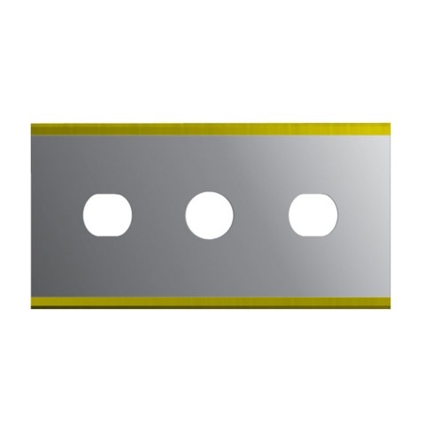 TECHNICAL BLADE SQUARE CORNERED TIN COATED 0.15MM - GOLD